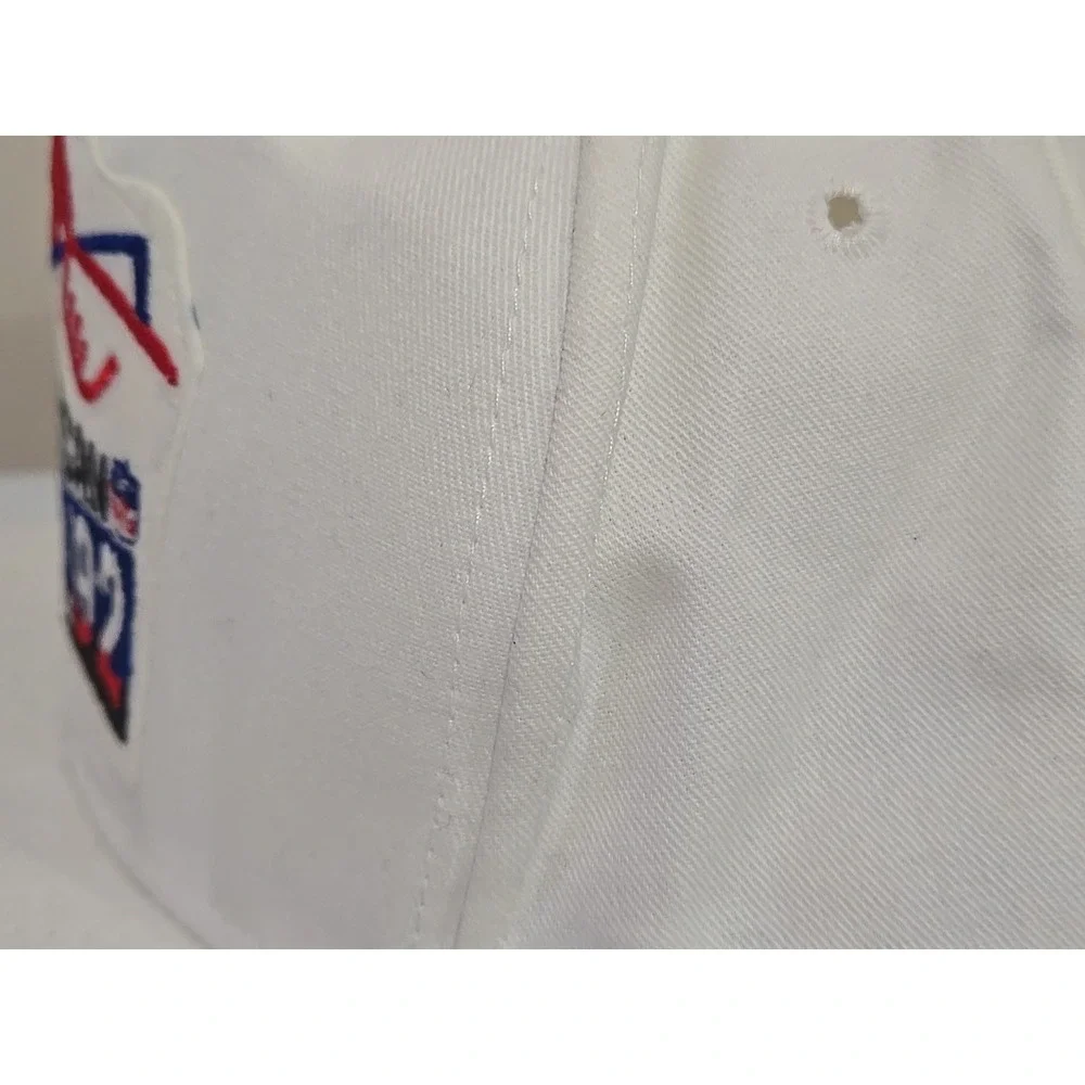 DEADSTOCK Vtg 1992 NFL Kodak American Bowl Berlin Snapback Hat White MINT